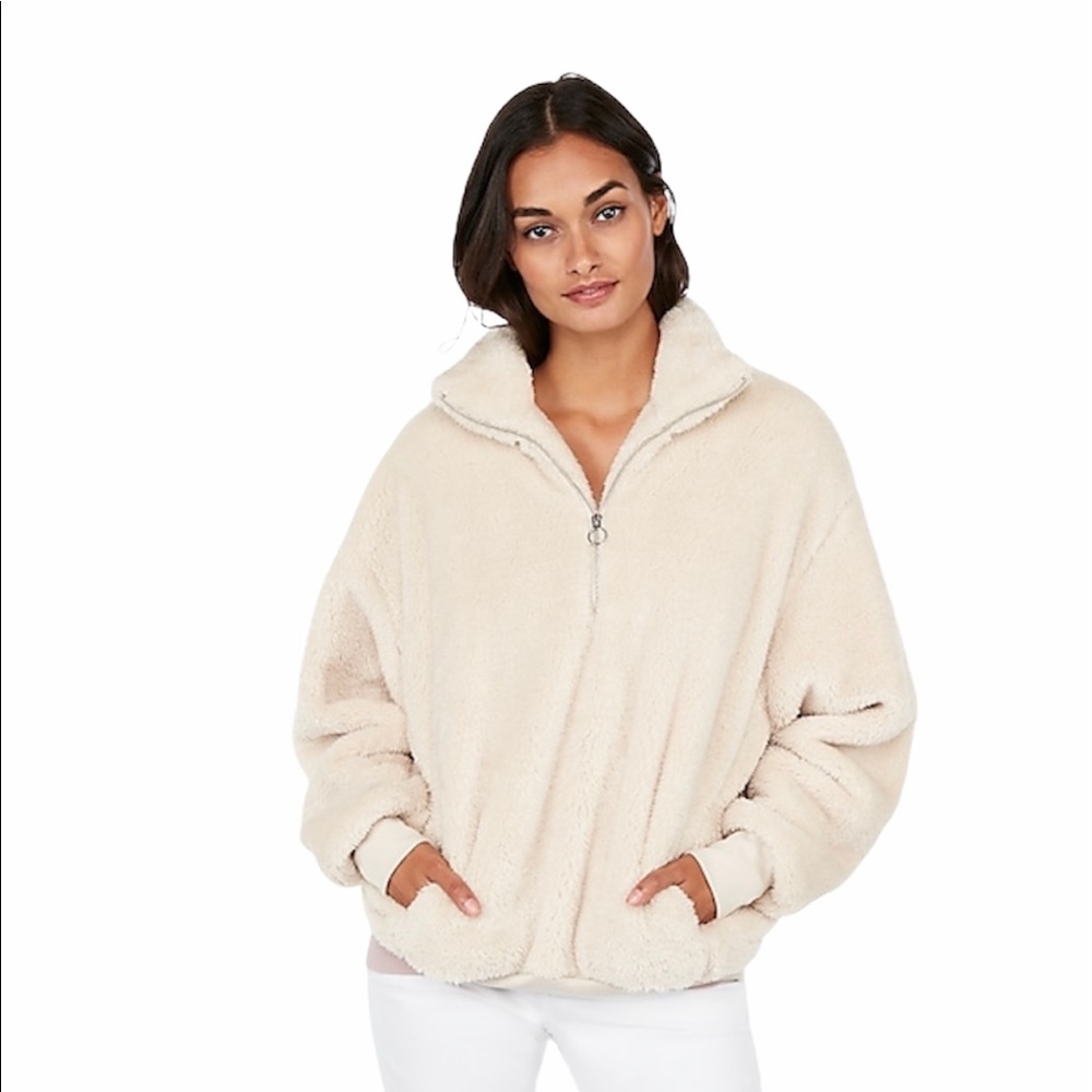 Express One Eleven Quarter Zip Sweatshirt